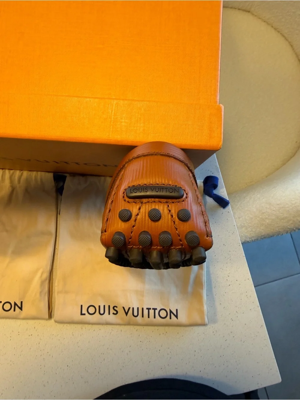 Louis Vuitton distinctive orange